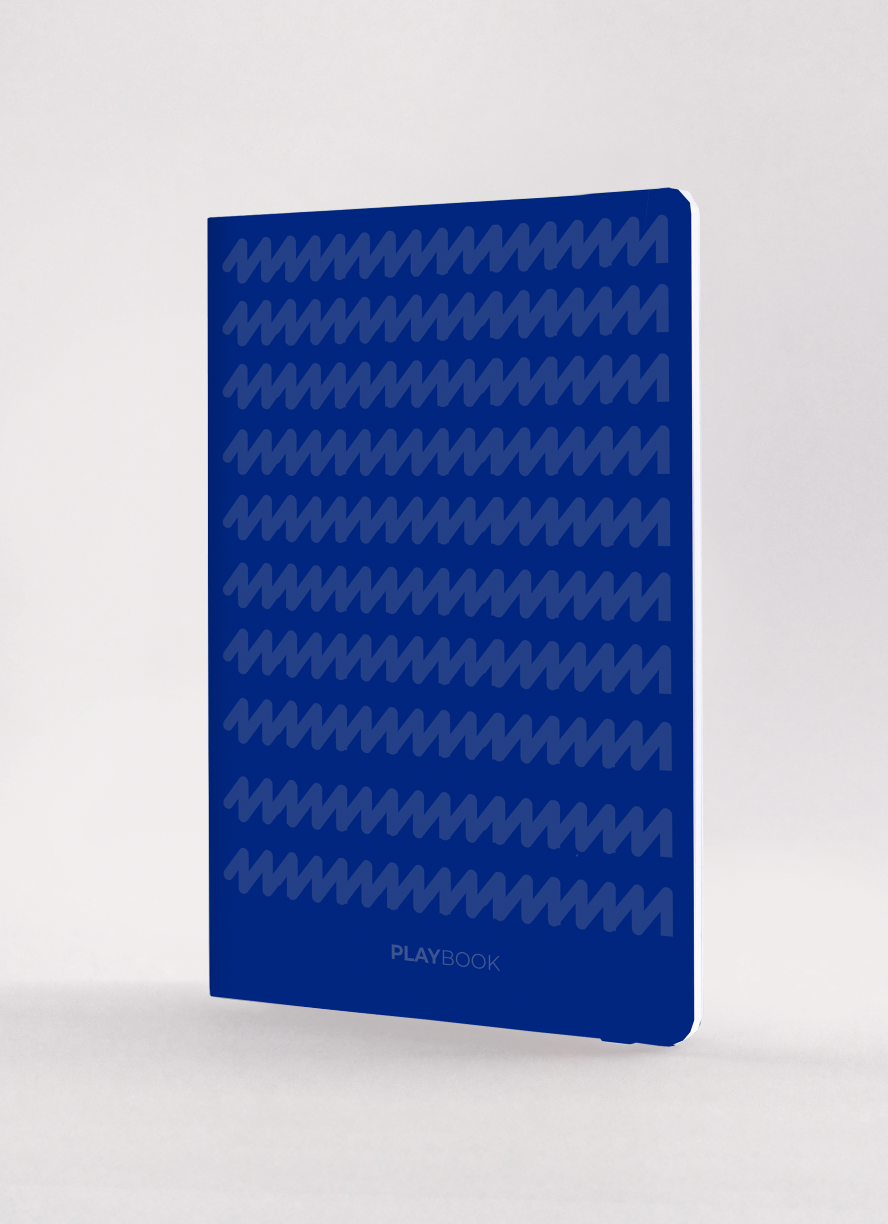 Playbook Heft blau